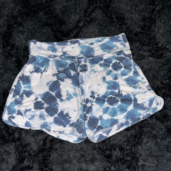 Old Navy Pants - Old Navy Blue and White Tie-Dye Athletic Shorts